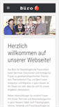 Mobile Screenshot of buero-frauenarbeit.de